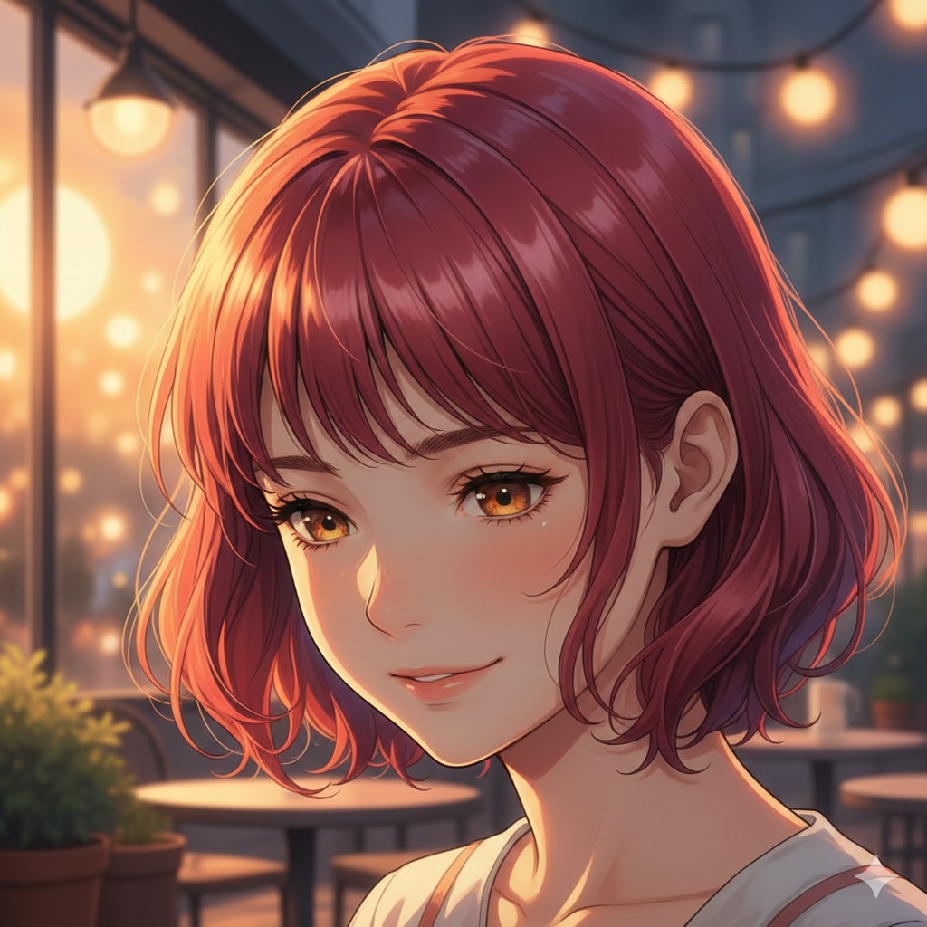 テラスを照らす灯