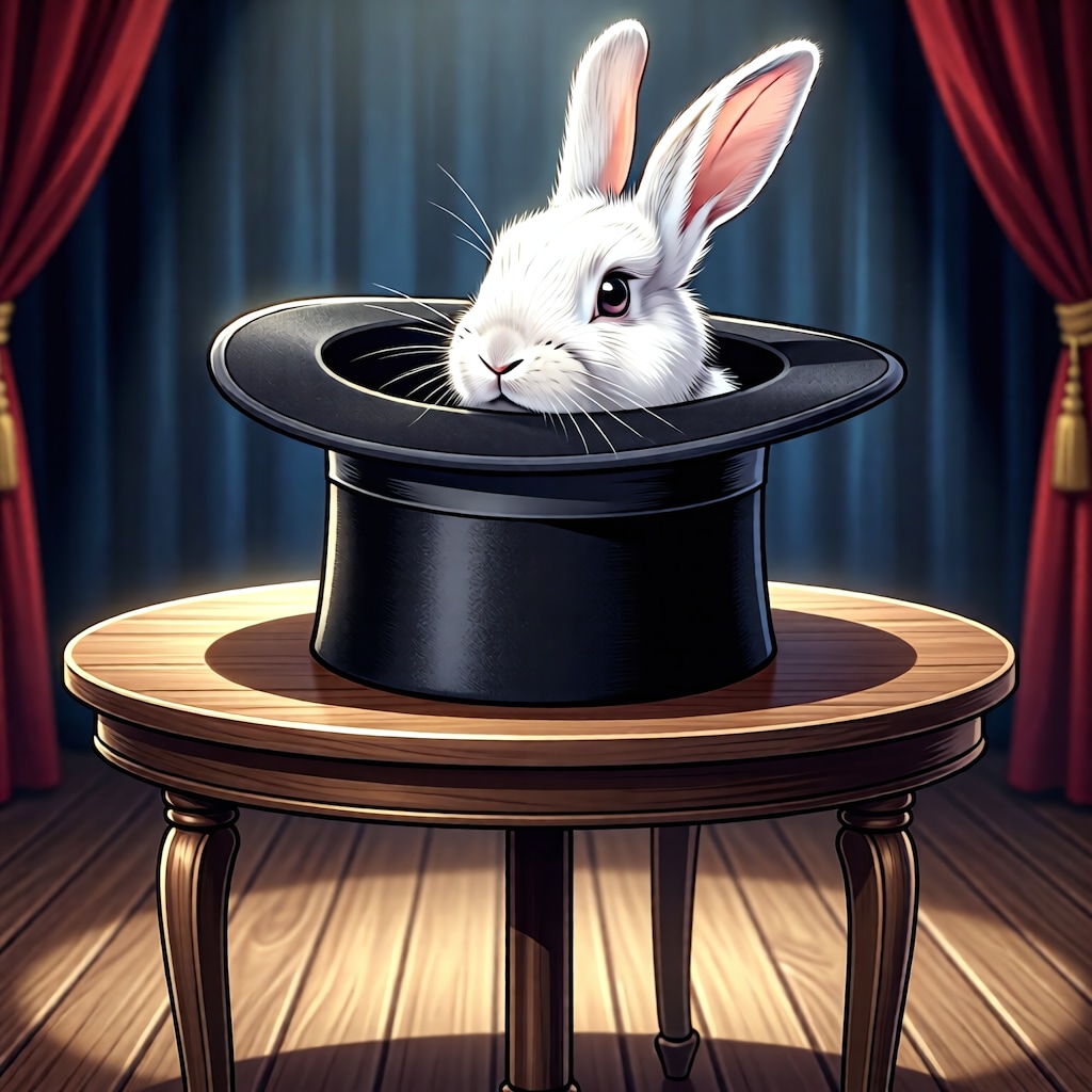 マジシャンの帽子から