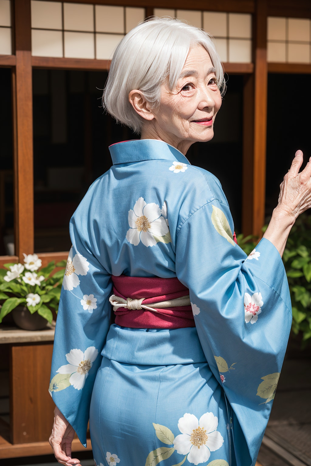 何も始まらない見返り美人