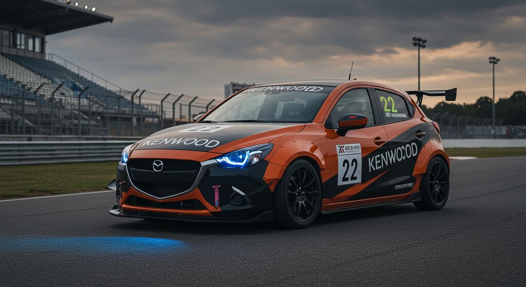 ケンウッドマツダ2レーシングカー