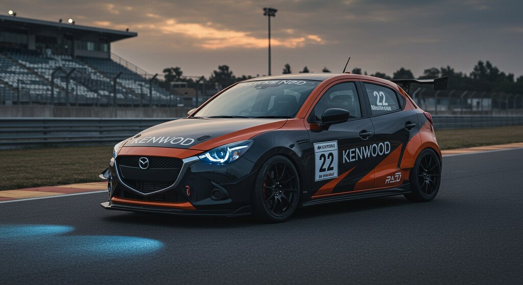 ケンウッドマツダ2レーシングカー
