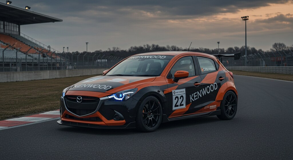 ケンウッドマツダ2レーシングカー