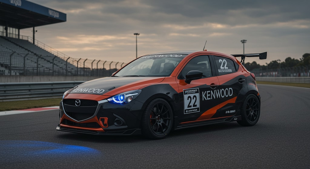 ケンウッドマツダ2レーシングカー