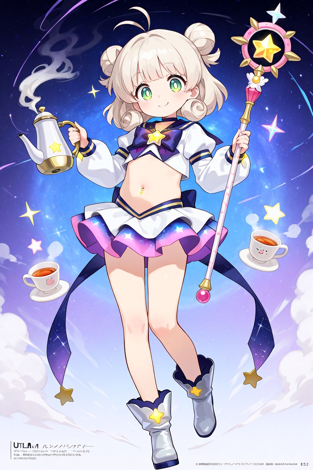 へそちゃんがお茶を沸かす！