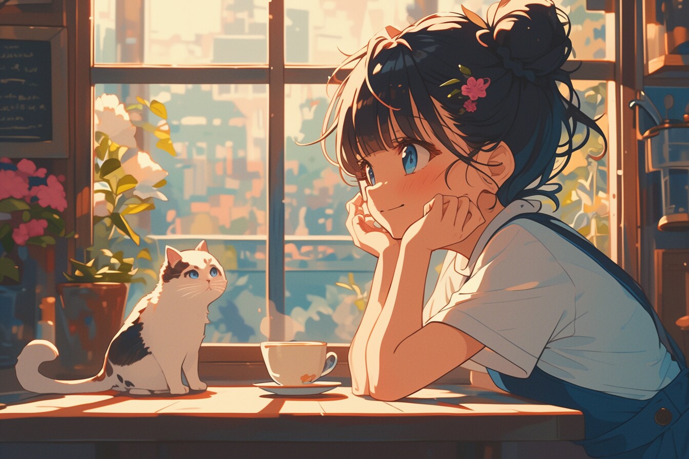 猫🐈とおだんごちゃん🍡✨12 | の人気AIイラスト・グラビア