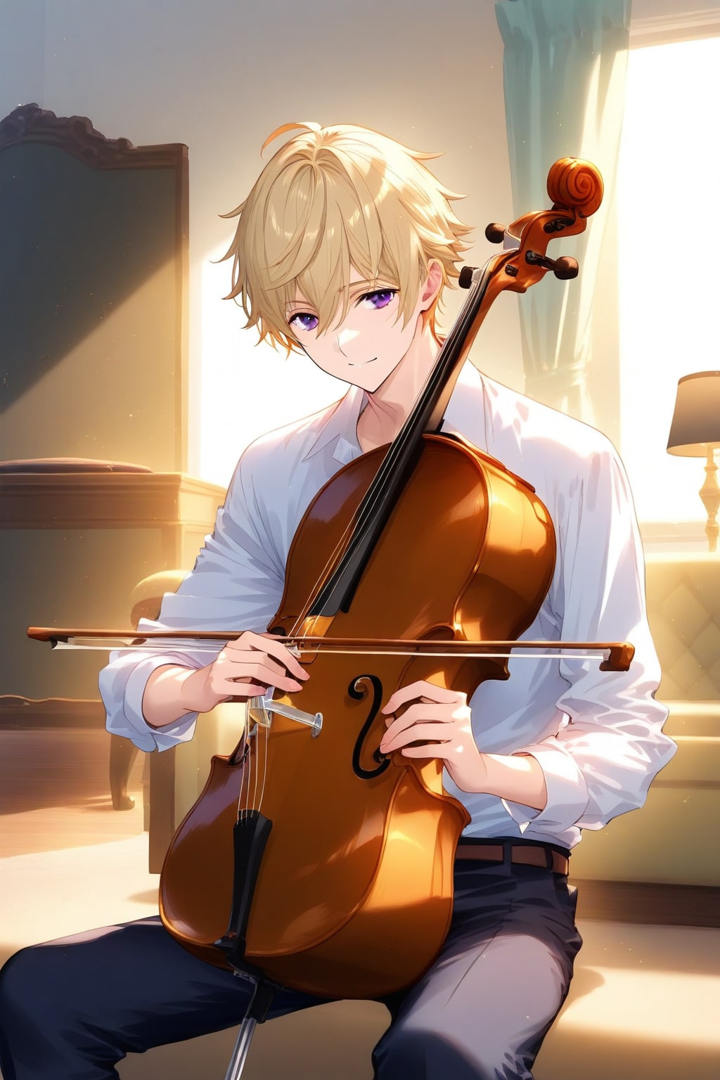 チェロの練習 | の人気AIイラスト・グラビア