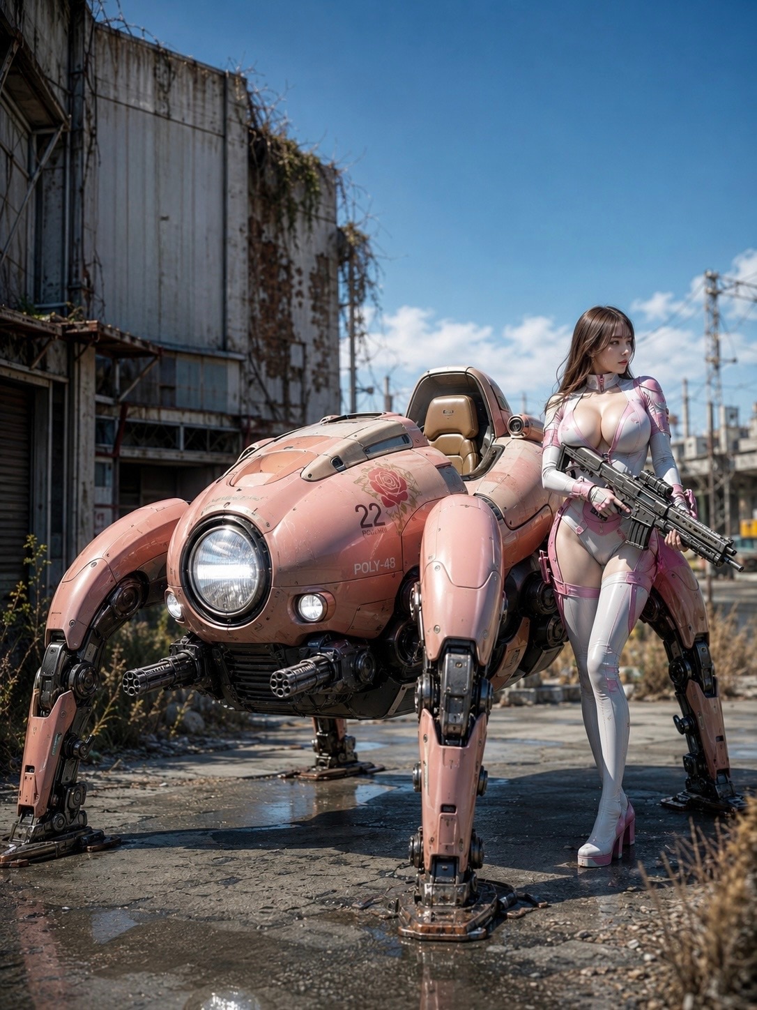 多足歩行兵器と女性パイロット 【22】