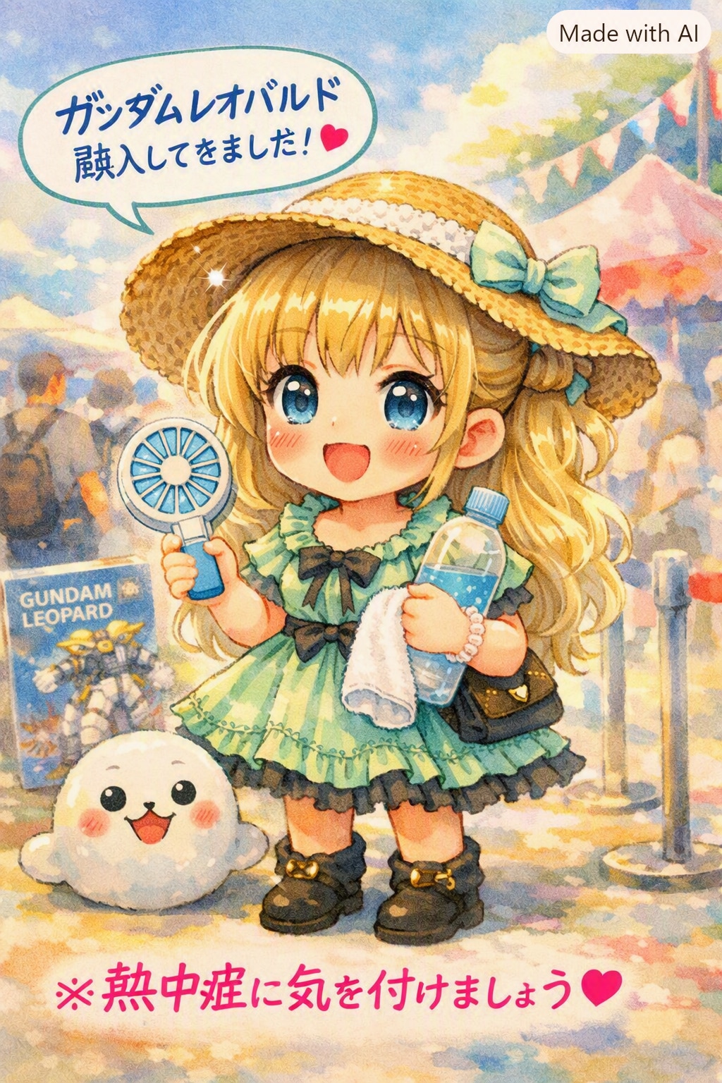 夏の外出は熱中症にご注意！！