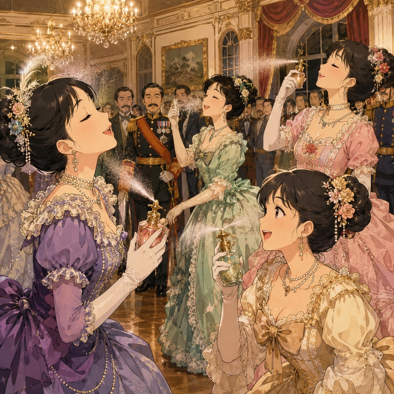 皇族→香族 | の人気AIイラスト・グラビア