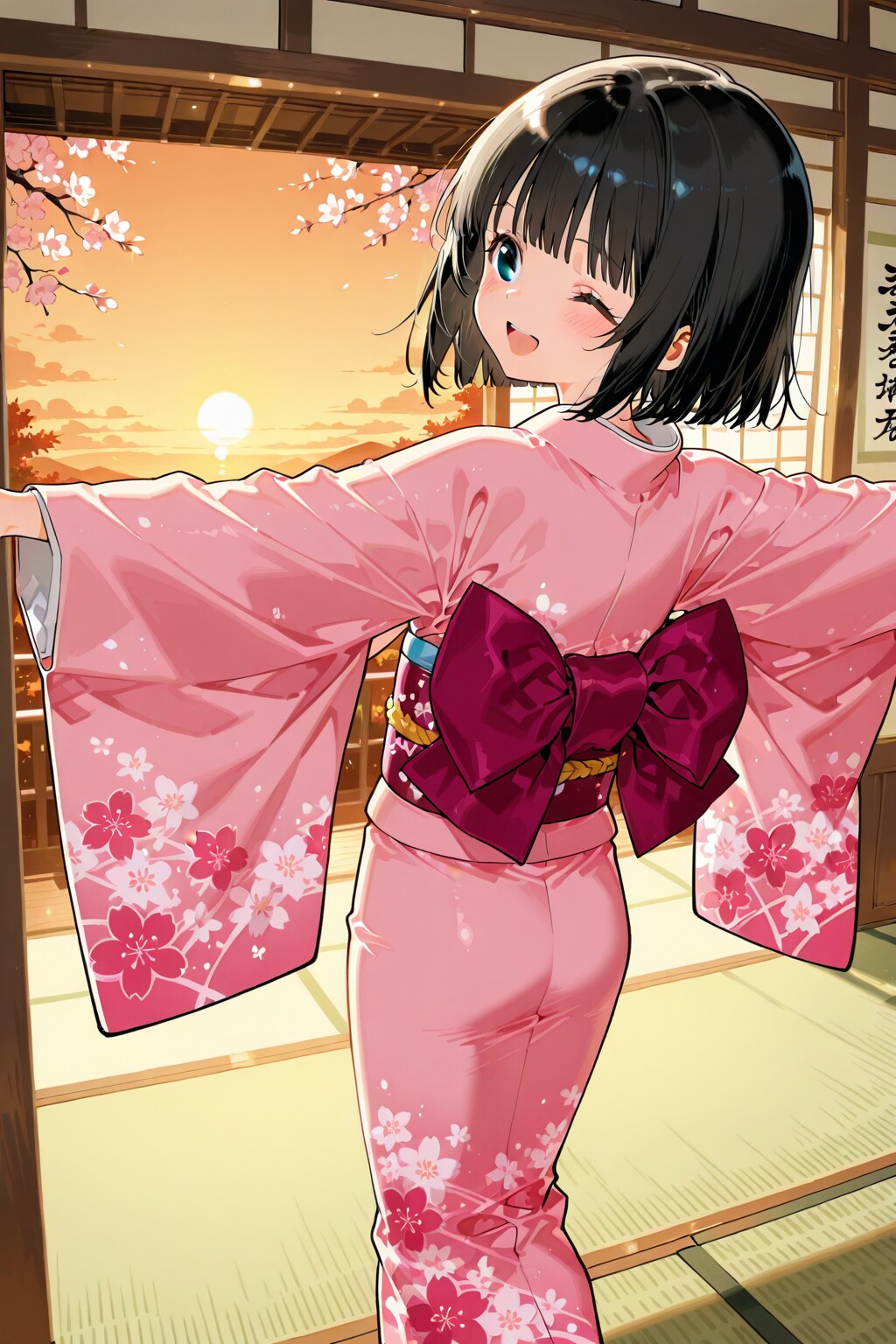 着物少女