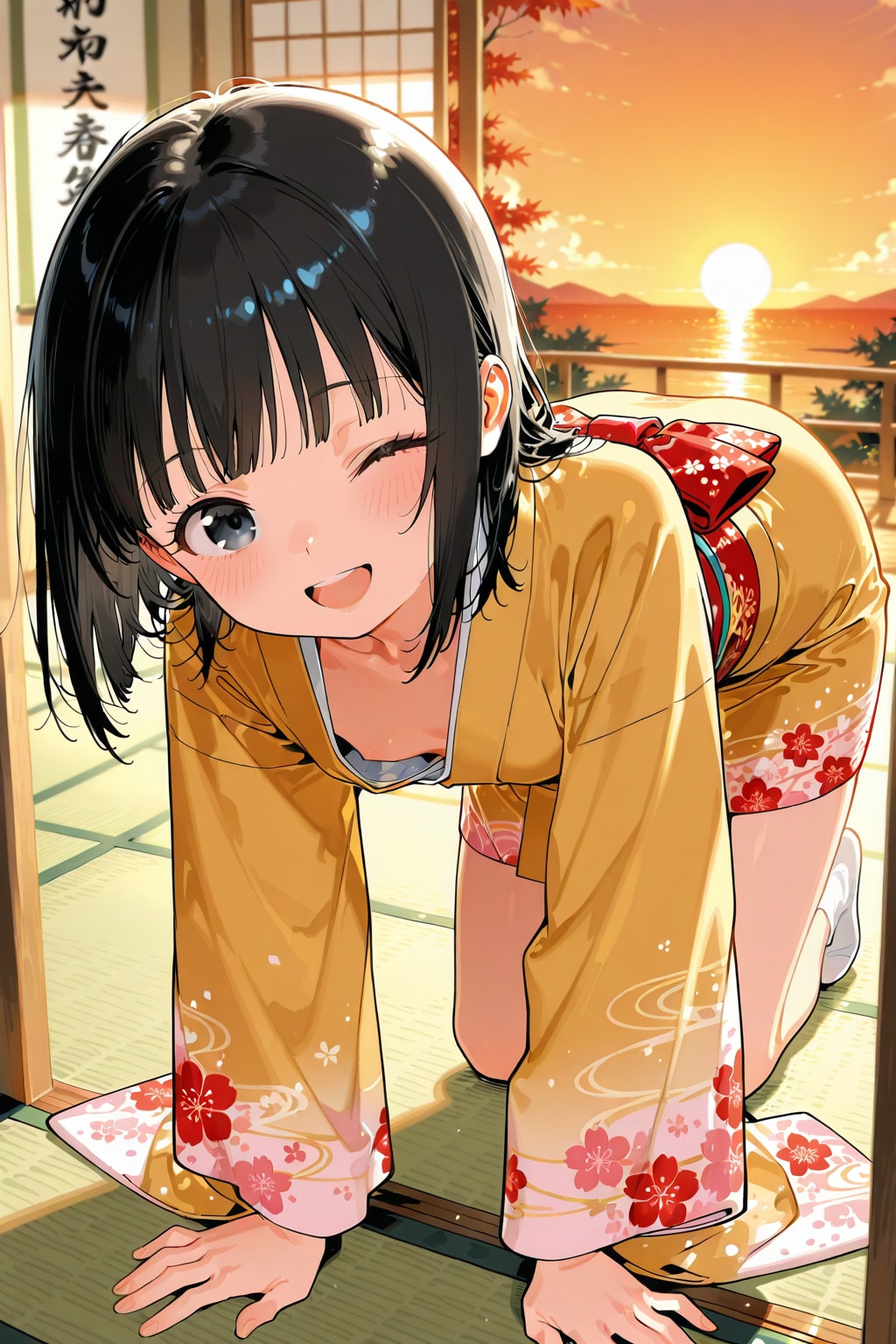 着物少女