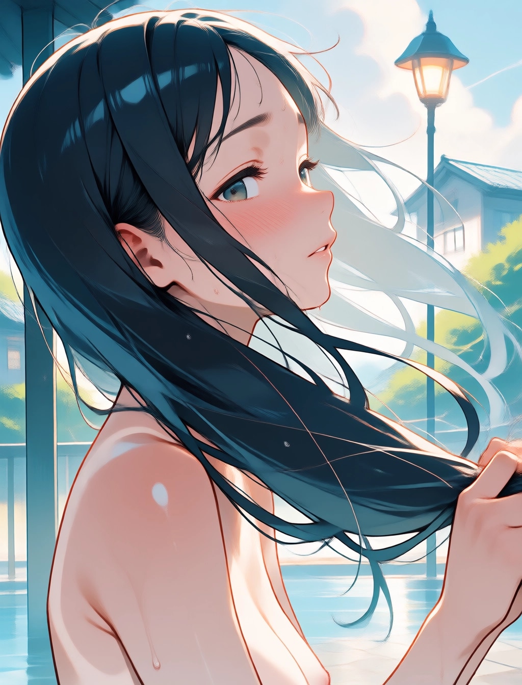 髪の毛フェチ