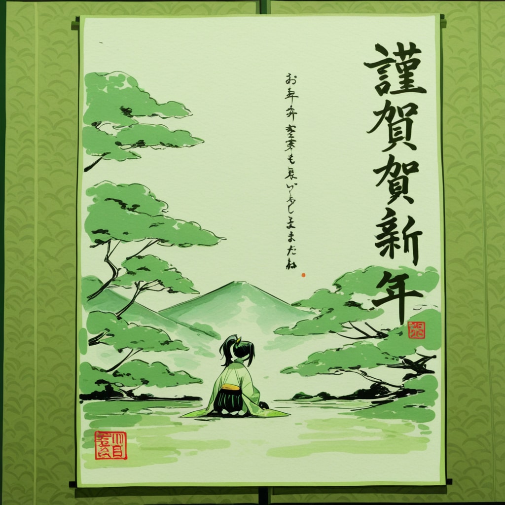 「飛騨のさるぼぼ」の日本画