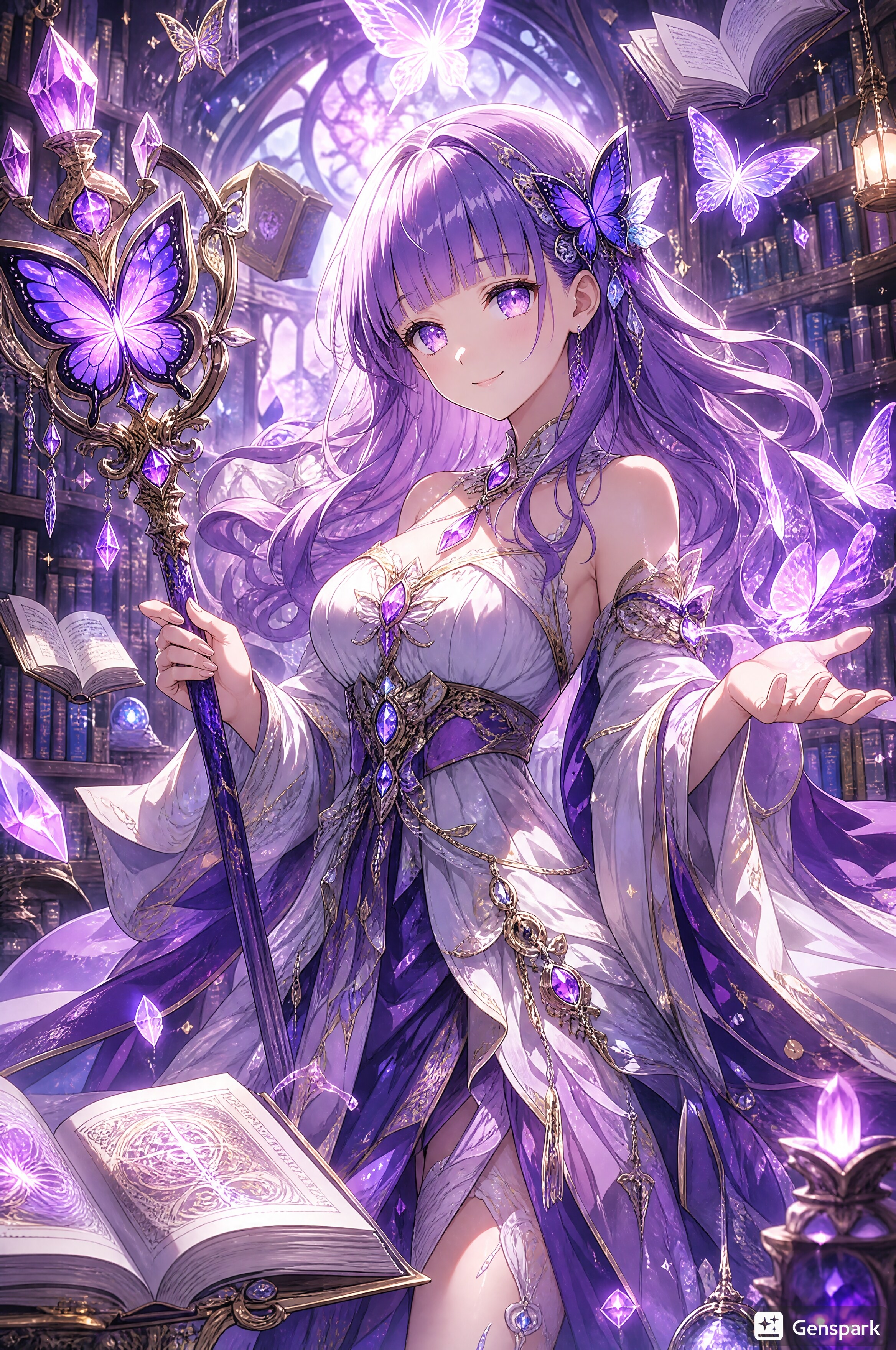 魔法使いのローブ姿の紫音ちゃん