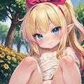 大自然とエルフちゃん 6枚目