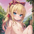 大自然とエルフちゃん 4枚目