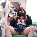 向かいに座る人 2枚目