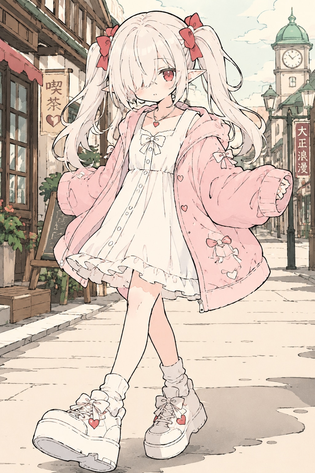 ほいさんのプロンプトのシロネさん