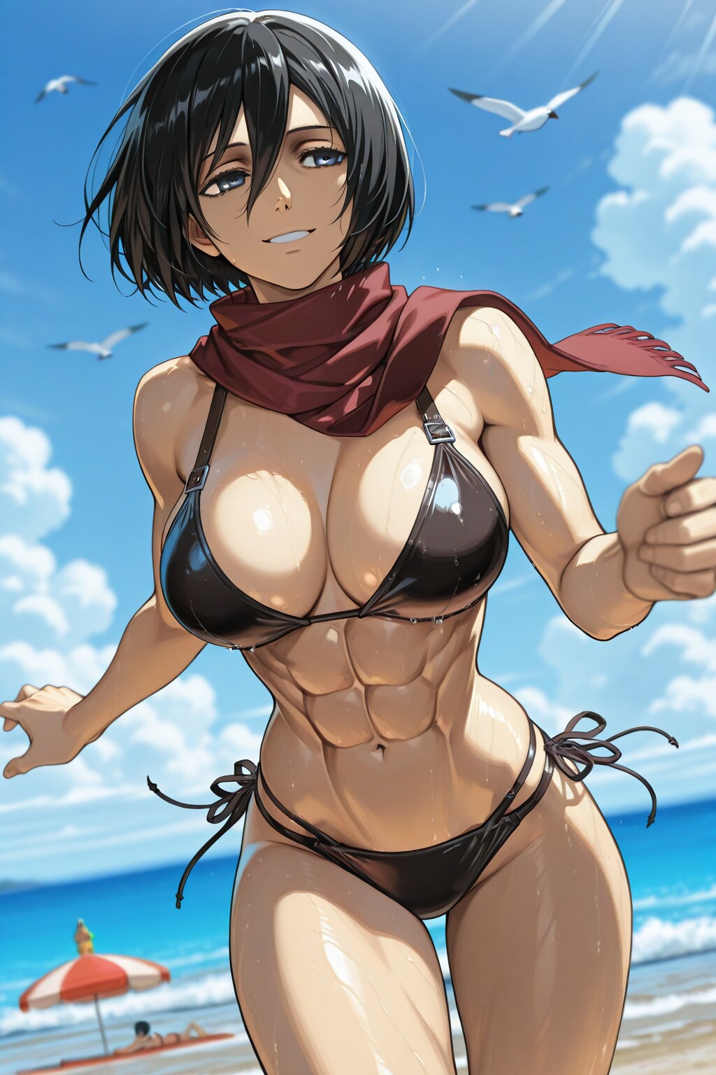 ミカサの夏休み👙🏖️❤️