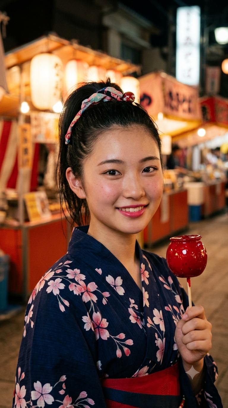 夏祭り女子