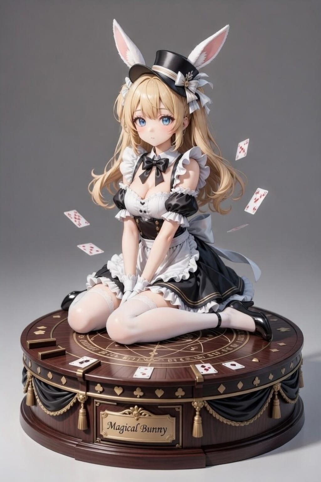 ウサギ×マジシャン×シルクハット