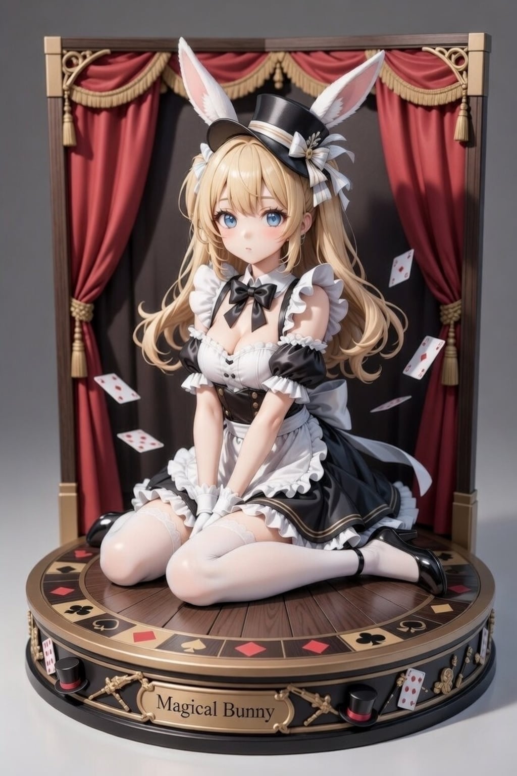 ウサギ×マジシャン×シルクハット