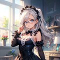 ゴスロリな銀髪ちゃん 2枚目