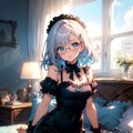 ゴスロリな銀髪ちゃん 3枚目
