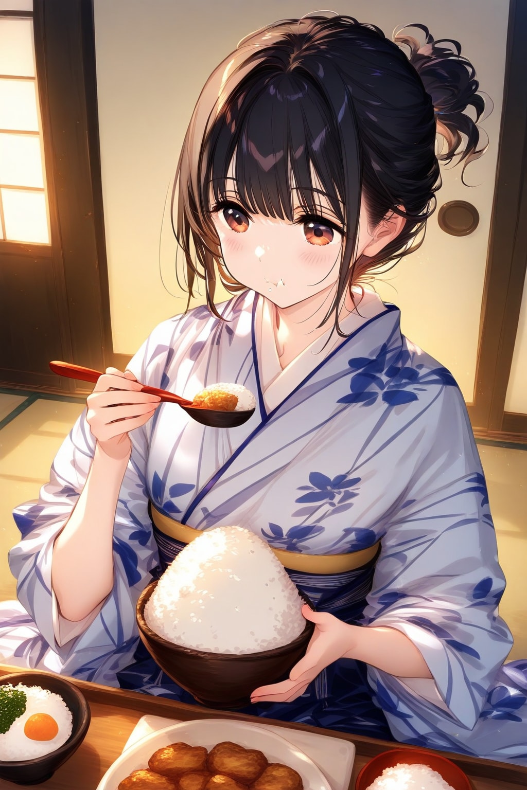 いっぱい食べる君が好き。 | の人気AIイラスト・グラビア