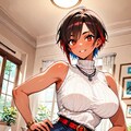 スタイリッシュな褐色人妻 7枚目