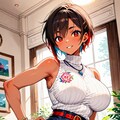 スタイリッシュな褐色人妻 5枚目
