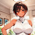 スタイリッシュな褐色人妻 2枚目