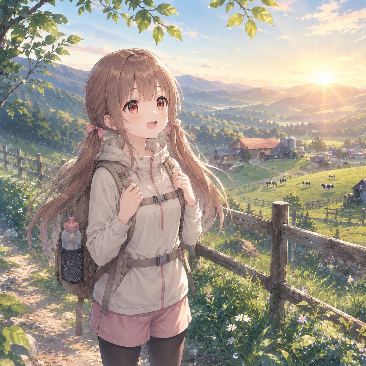 早朝ハイキング