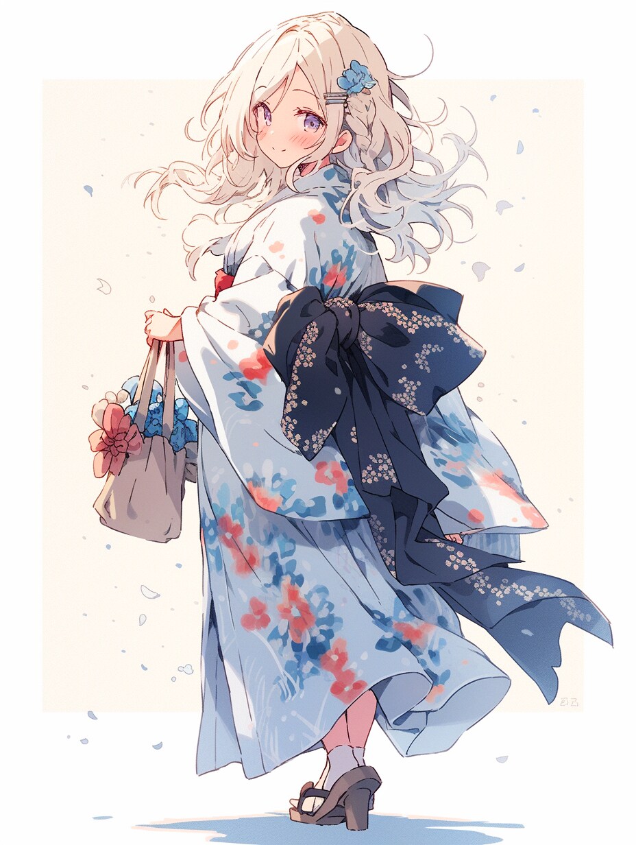 着物の女の子