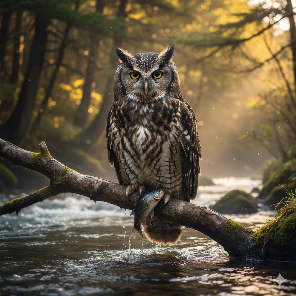 シマフクロウ！