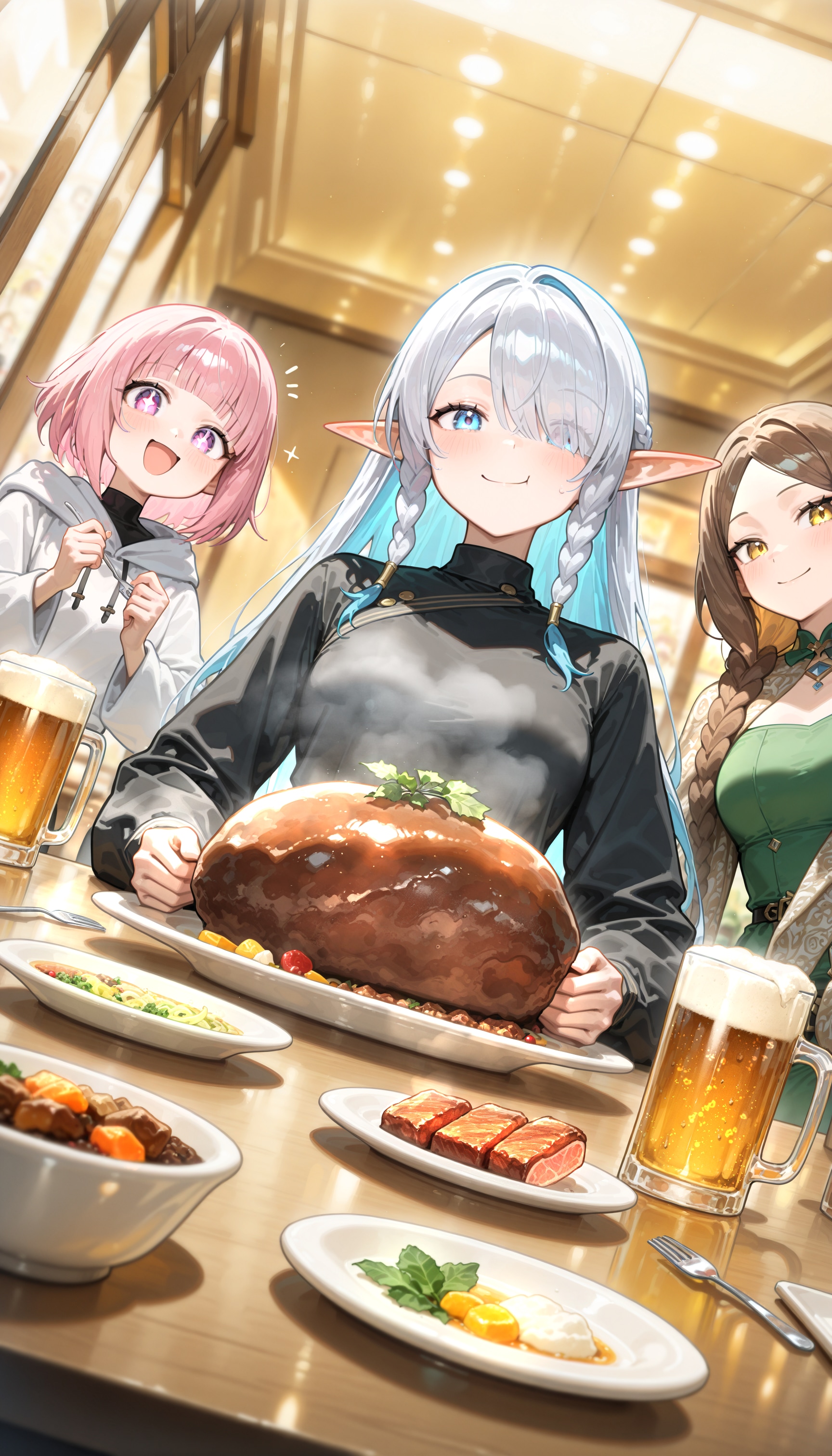 お昼のエルフ 2025.2.4 | の人気AIイラスト・グラビア