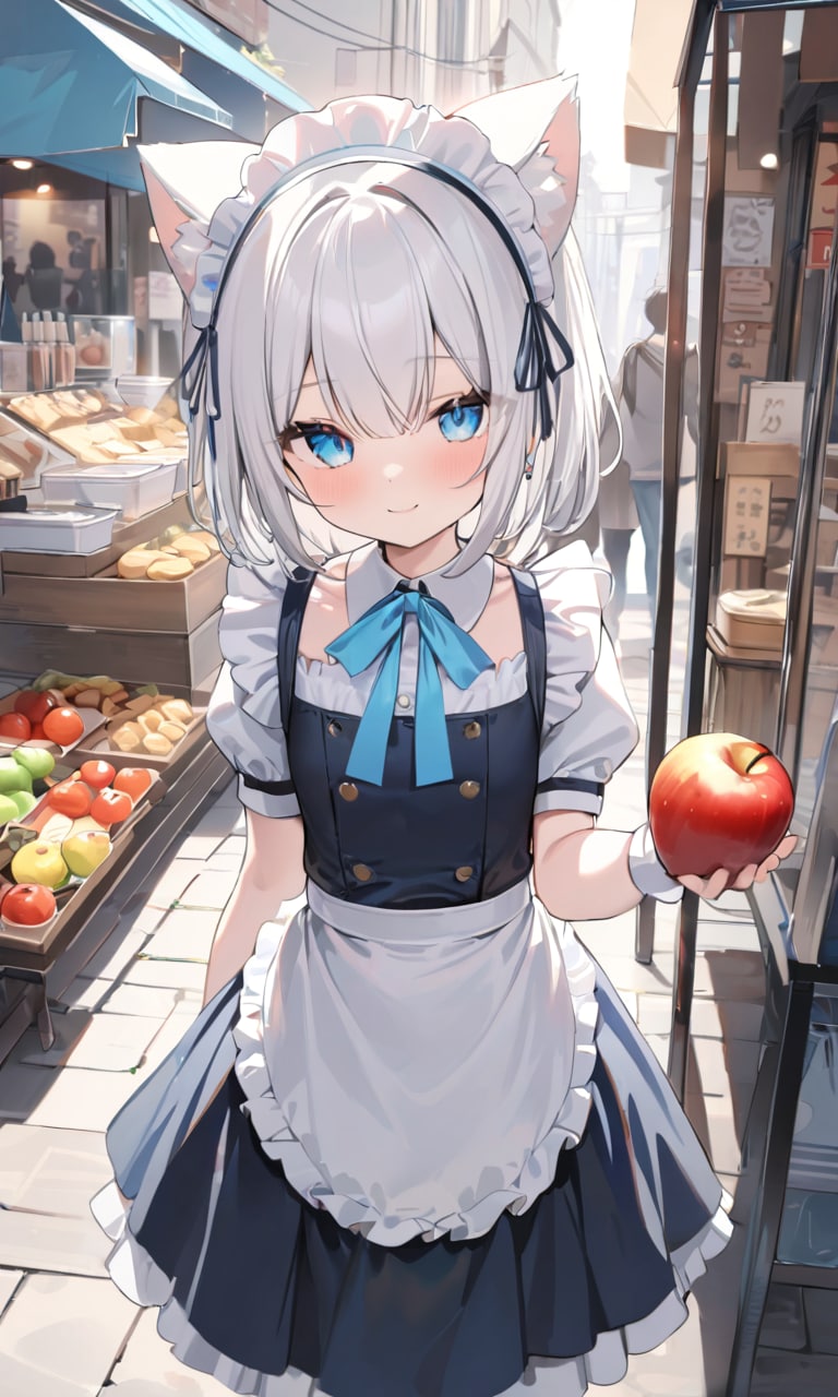 猫耳メイドさん | の人気AIイラスト・グラビア