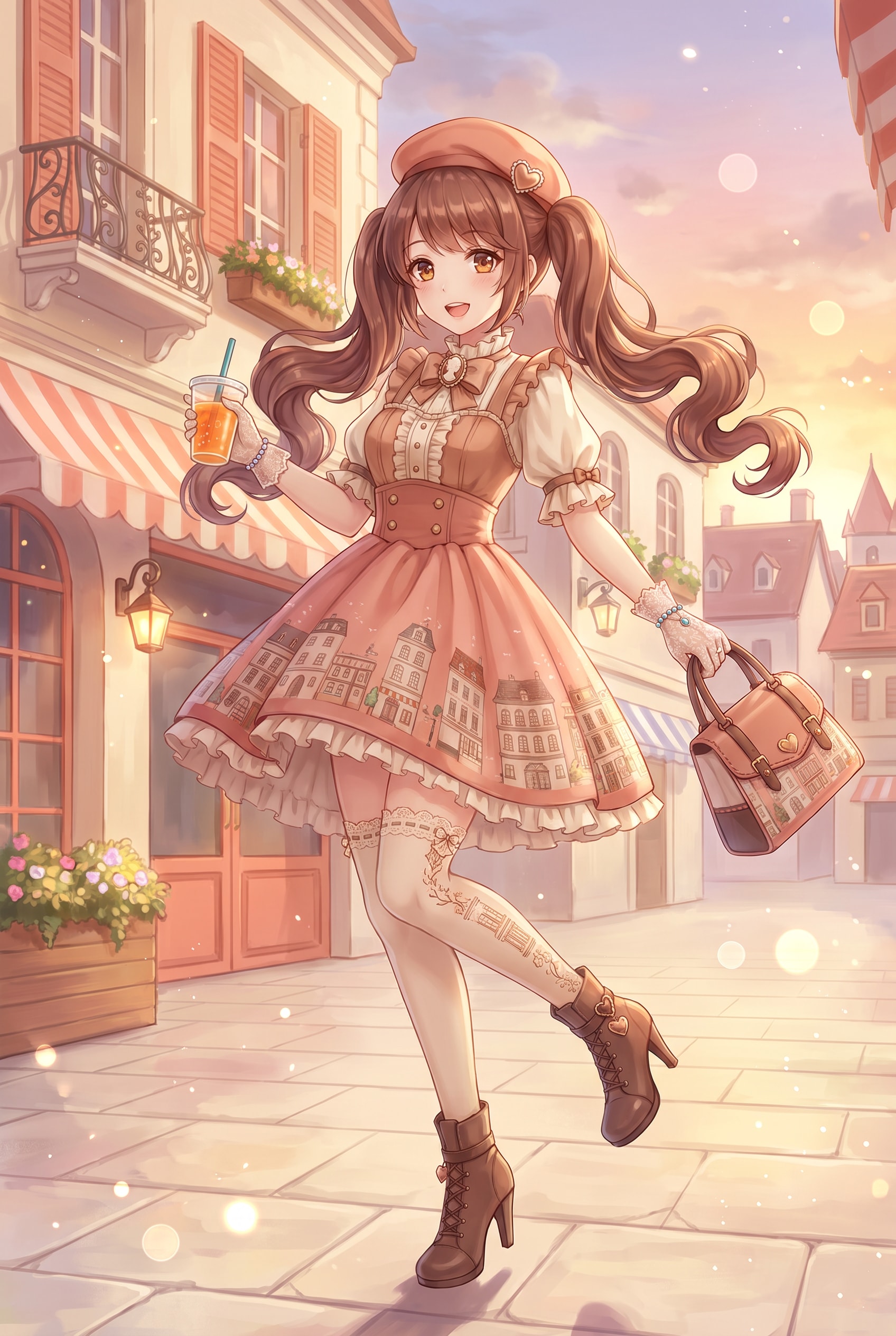 琥珀瞳街景舞姫 | の人気AIイラスト・グラビア