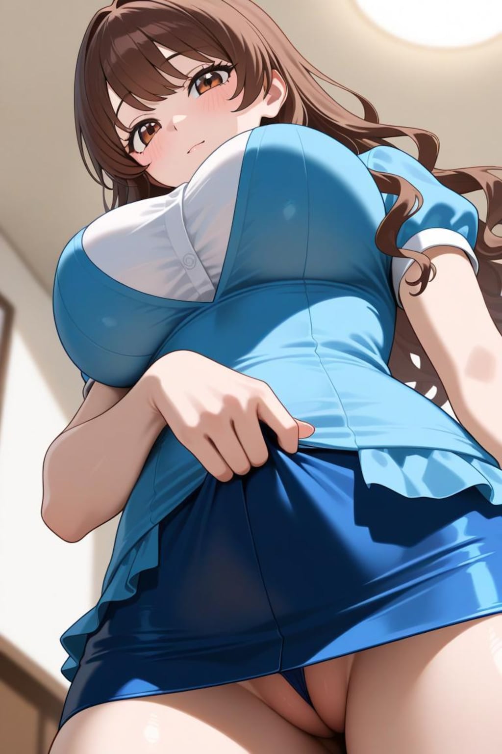 うちの子　茶髪のお姉さん　パンチラ