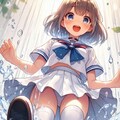 梅雨だってパンチラ！（Copilot） 5枚目