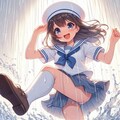 梅雨だってパンチラ！（Copilot） 7枚目