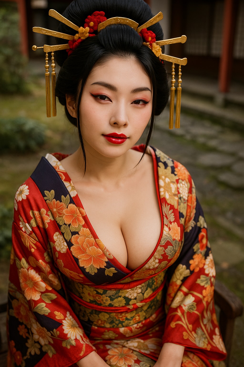 遊郭の花魁