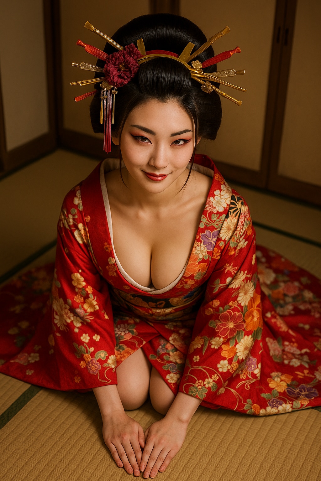 遊郭の花魁