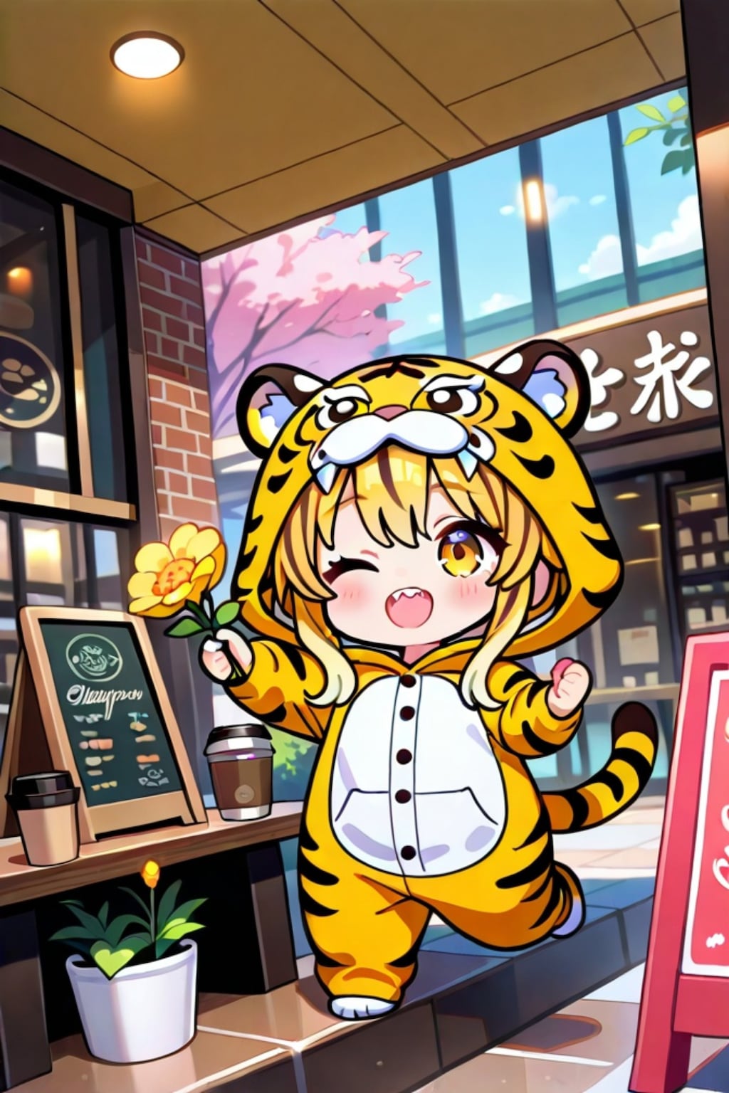 SD化の虎娘ちゃん