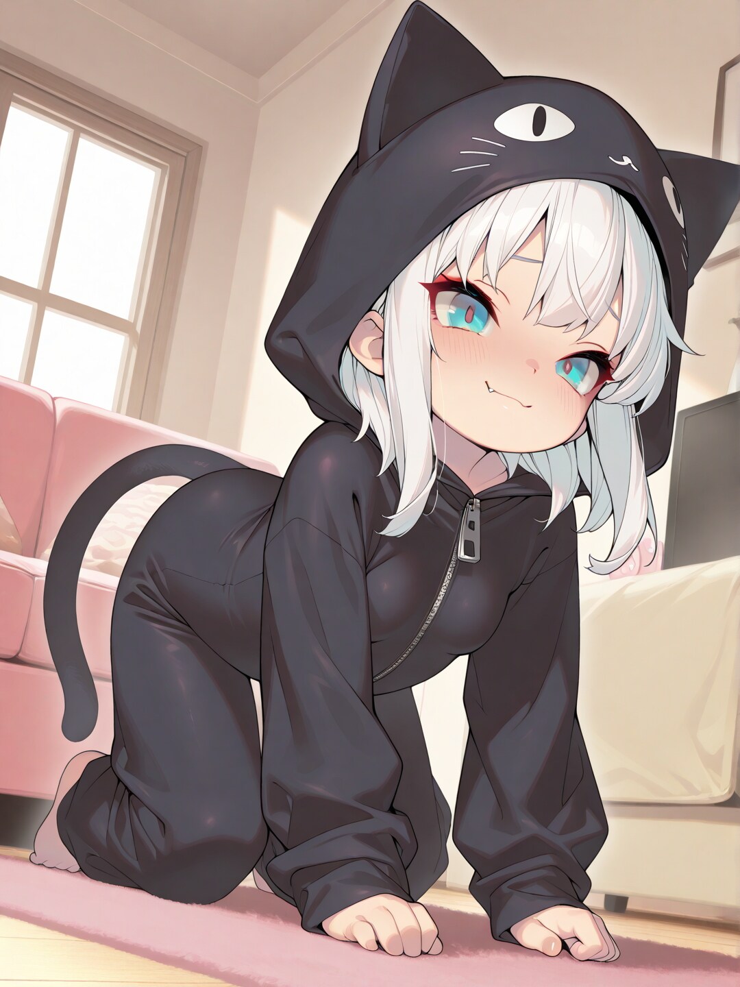 しなやかな体のねこ着ぐるみちゃん無料公開版　25-10-30