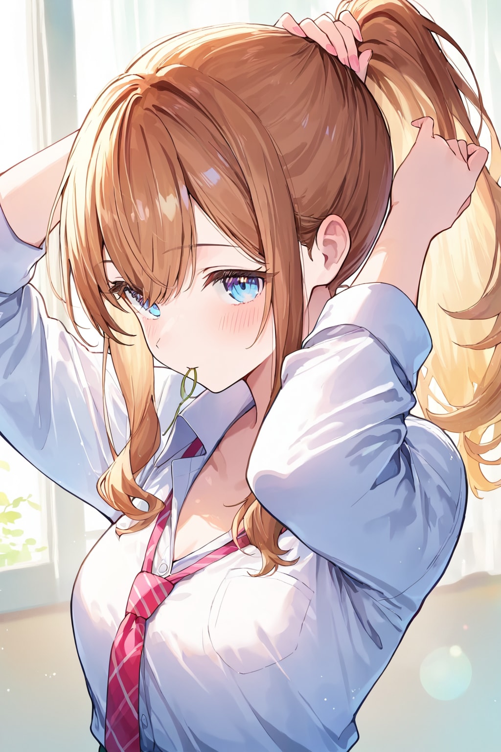 ポニーテール。