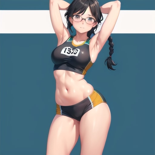 陸上ウェア地味子さん