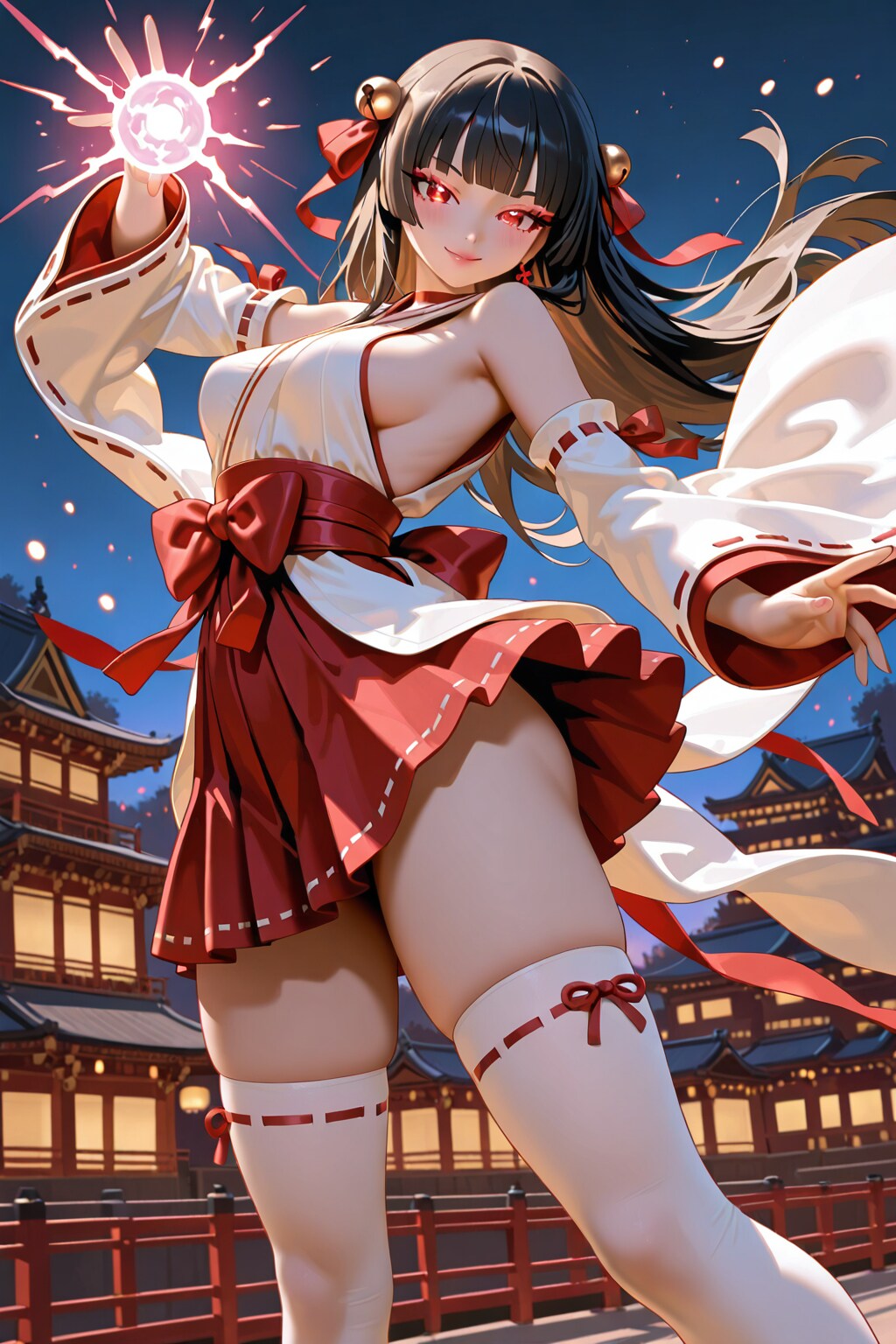 伐折羅巫女S | の人気AIイラスト・グラビア
