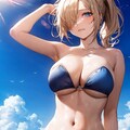金髪ポニテ 5枚目
