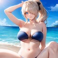 金髪ポニテ 6枚目